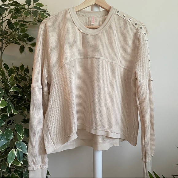 NEW Free People Movement Dream Work Layer Knitted Tee - Picture 8 of 12